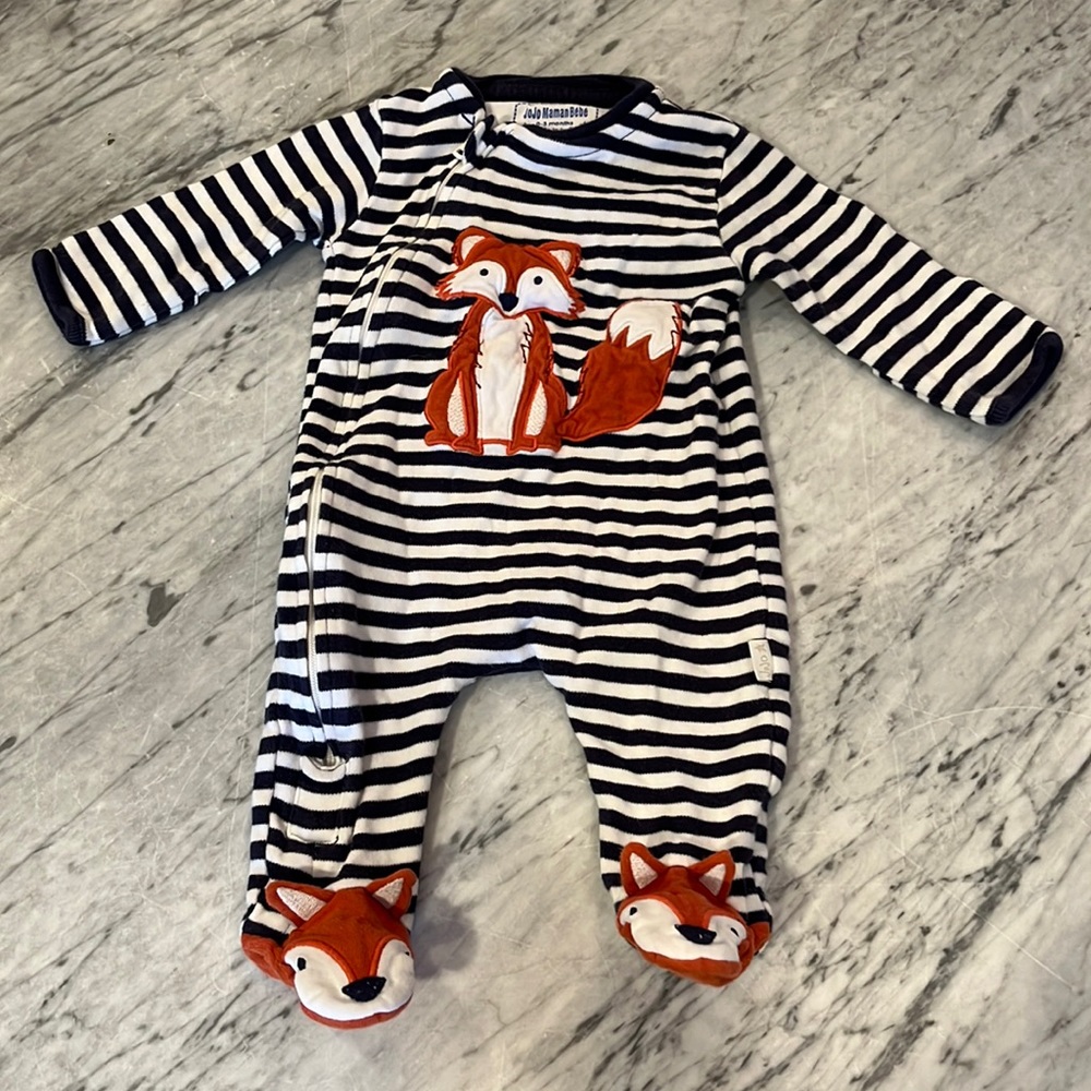 JoJo Maman Bébé, 0-3 Fox Onesie